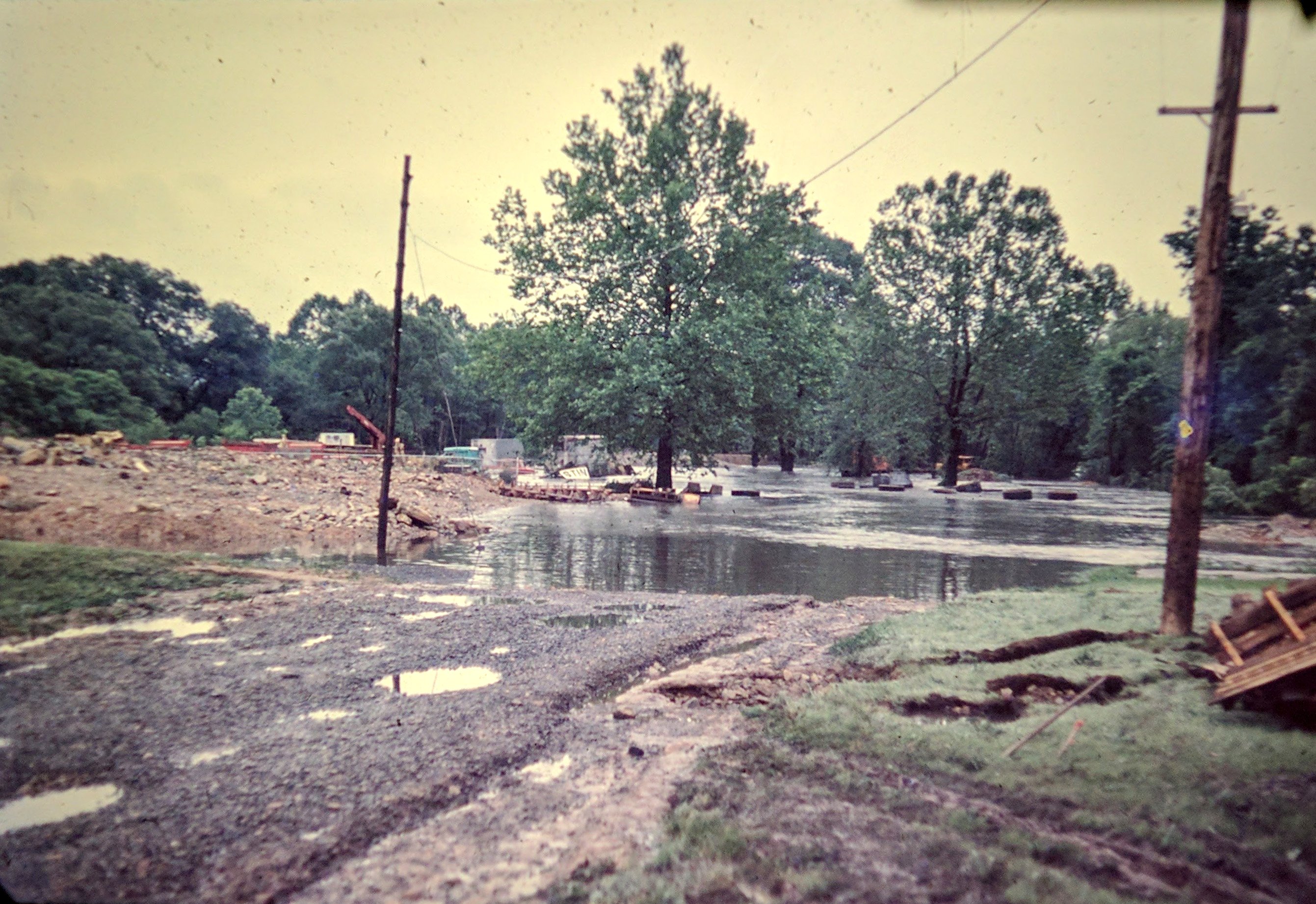 Hurricane Agnus - Reading PA 1972 - Leesport - Schuykill River