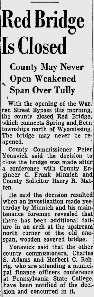 Wertz's Red Covered Bridge