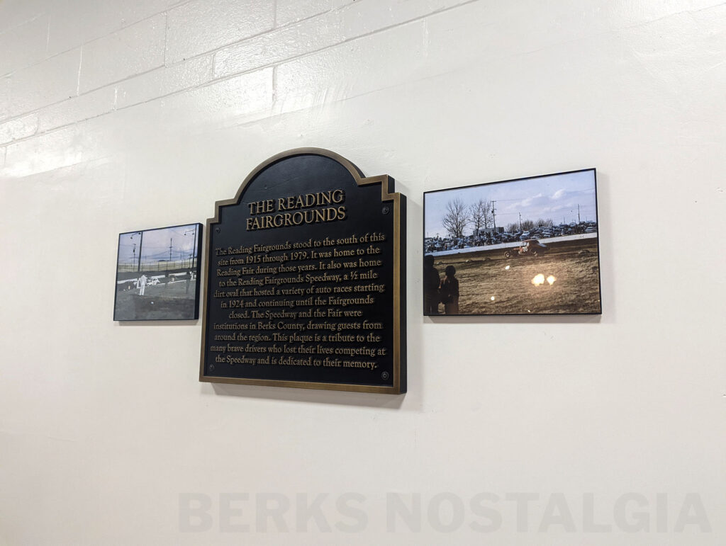 Reading Fairgrounds Plaque