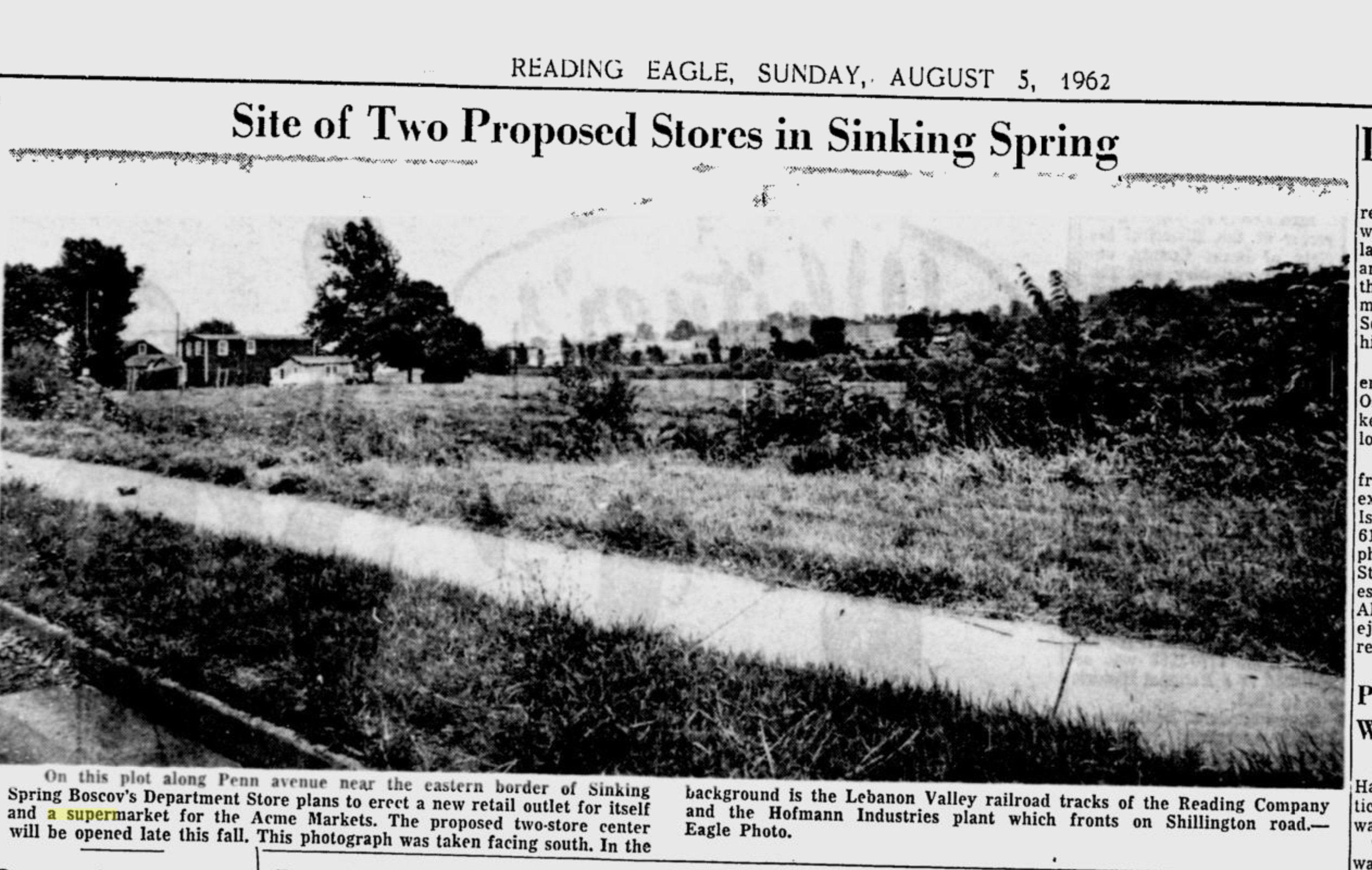 Sinking Spring History